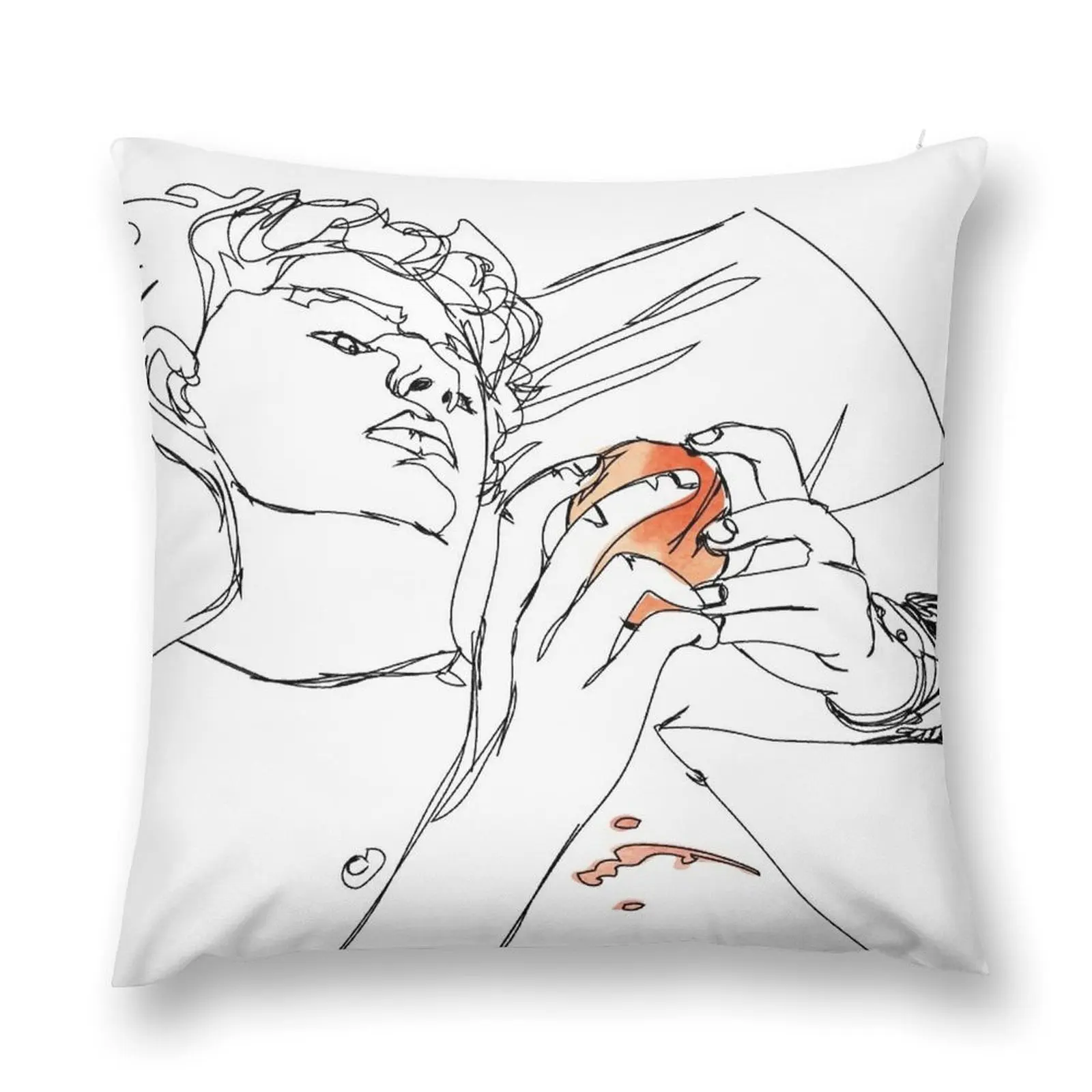 call me by your name - elio and the peach Throw Pillow Couch Pillows Custom Cushion christmas decorations 2025 pillow