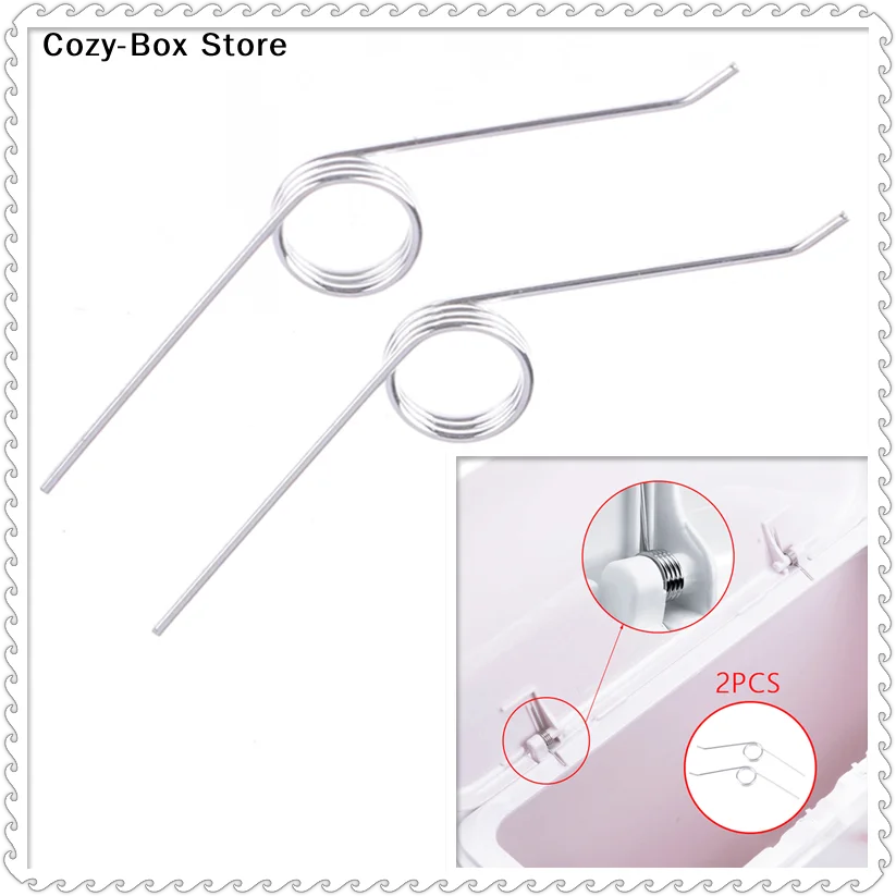 [ZY]2pcs/Lot Garbage Can Adjustable 3 Coils Stainless Steel 304 Torsion Spring Storage Bucket Opening Spring[ZY]