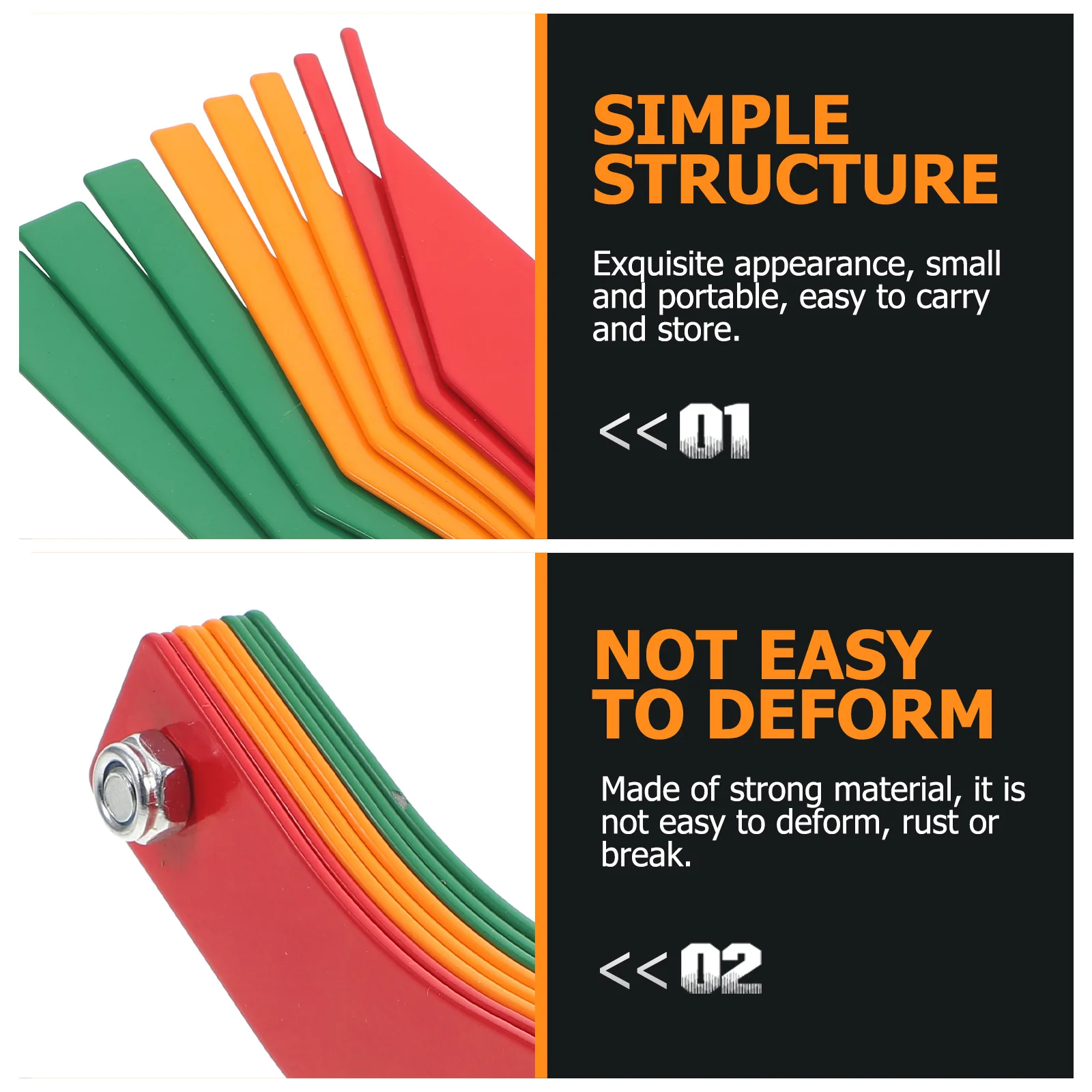 أداة قياس سمك وسادة الفرامل أداة قياس السيارات المتينة لأسطوانة القرص وسادات الفرامل أداة قياس محمولة #2