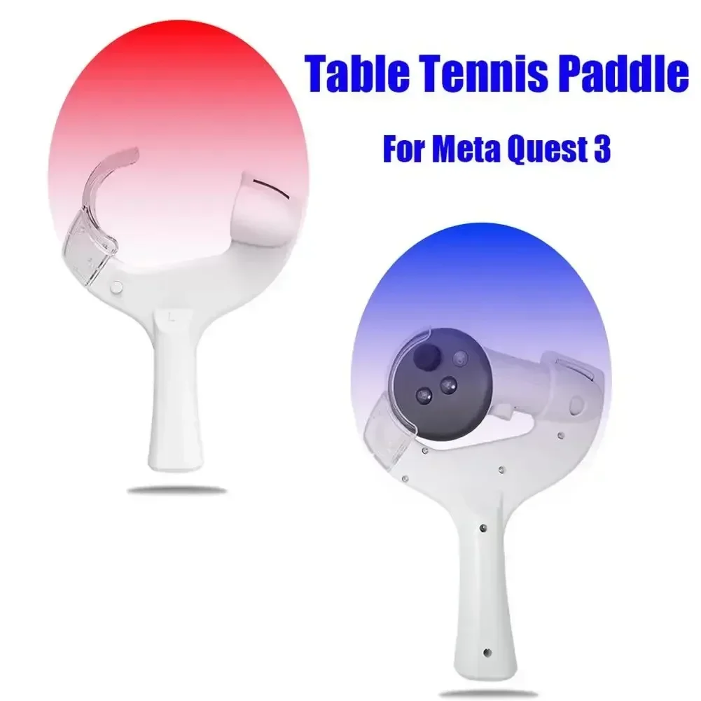 

For Quest 3 Table Tennis Paddle Table Tennis VR Games Handle Grip Controllers For Meta quest 3 VR Game Accessories