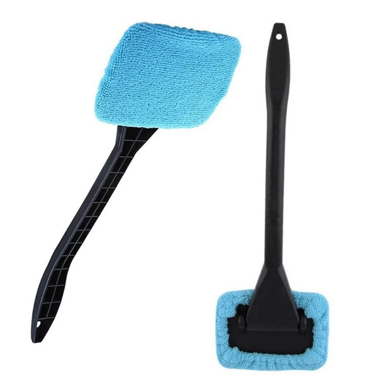 

68UF Windshield Cleaning Tool Windshield Cleaning Wand Auto Window Cleaner,Reusable Cloth Towel for Car Interior