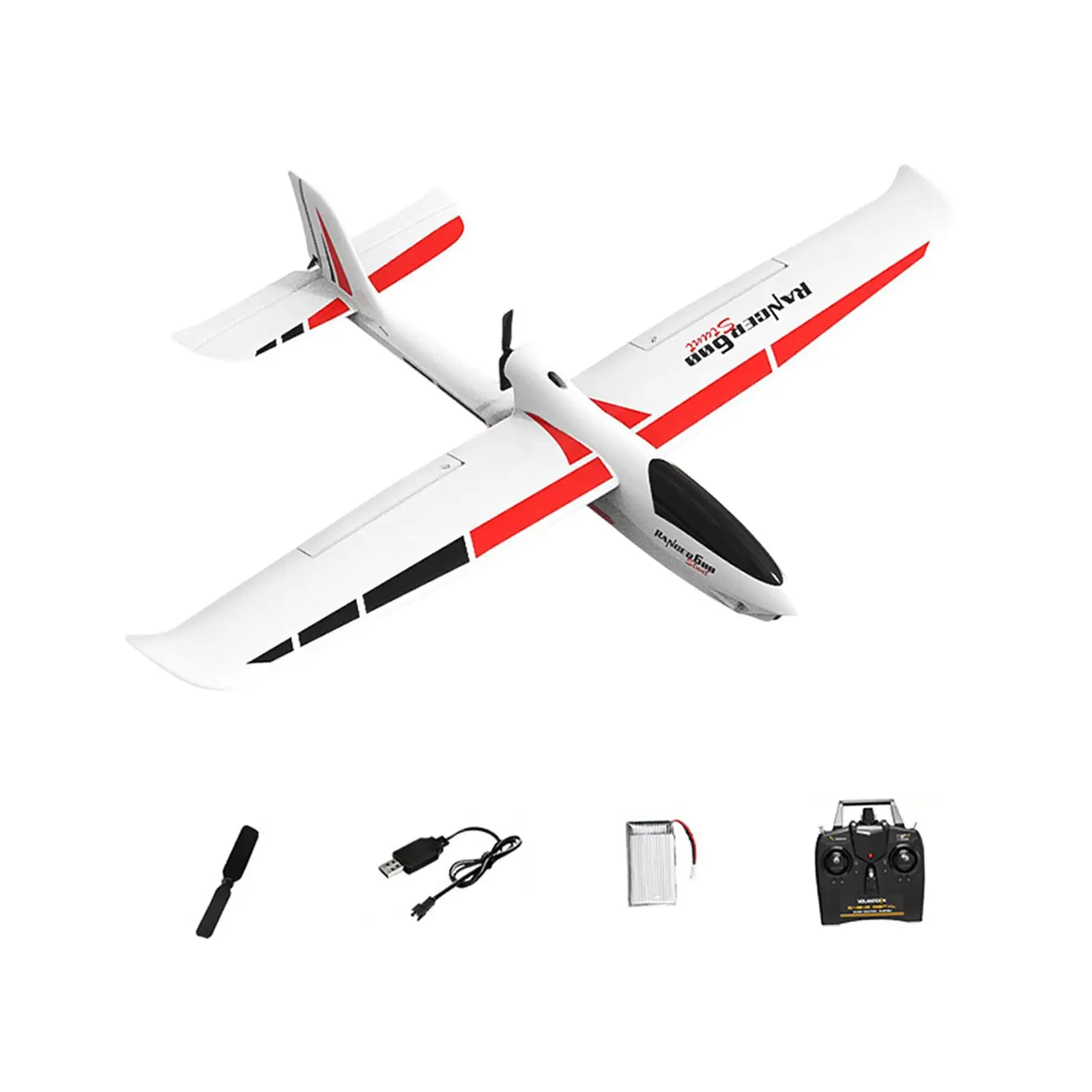 RC Airplane USB Charging Imagination Realistic Outdoor Sport Game Toy 4CH Foam Aircraft for Kids Adults Beginner Teens Children