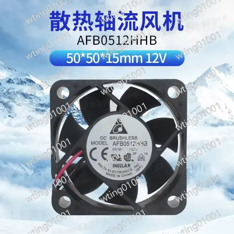 for Delta AFB0512HHB 50mm Blower High Speed Server Switch Cooling Fan DC 12V 0.2A Axial Ventilation Replacement Part Hot Sale