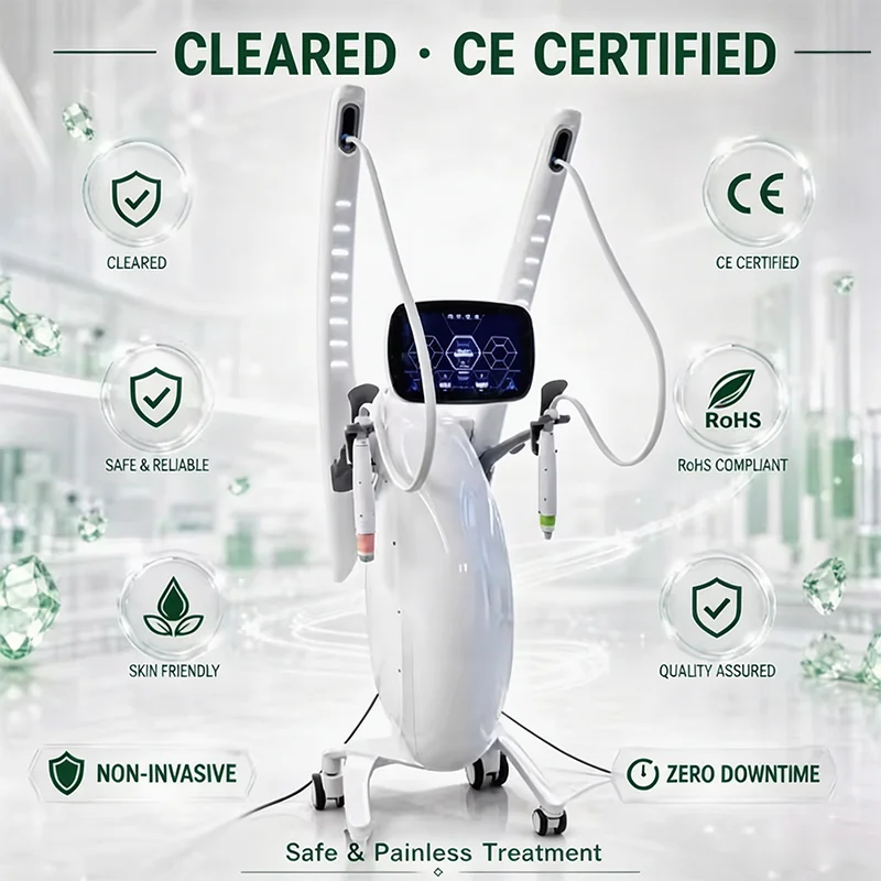 Volnewmer 6.78MHz Monopolar RF Machine No Downtime Face Lifting Skin Tightening Collagen Regeneration Equipment