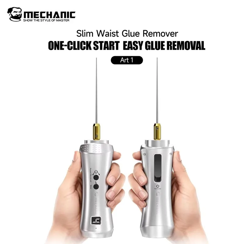 MECHANIC Slim Waist Klebstoffentferner-Maschine mit 4 Geschwindigkeitsstufen und Digitalanzeige, Werkzeugset für die Reparatur von Handy-Motherboards – Detail 1