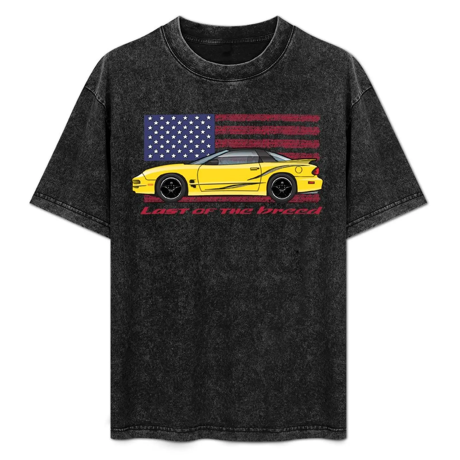 

USA - Last of the breed-yellow coupe T-Shirt Casual Trendy Short Sleeve T-Shirt