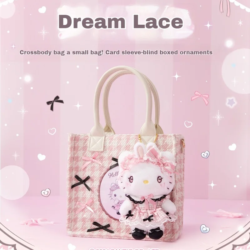 【 Import 】 Sanrio Sanrio Dreamy Lace Cool Lomi Jade Guigou Meileti Carrying Bag Crossbody Bag Storage For Girls' Birthday Gifts