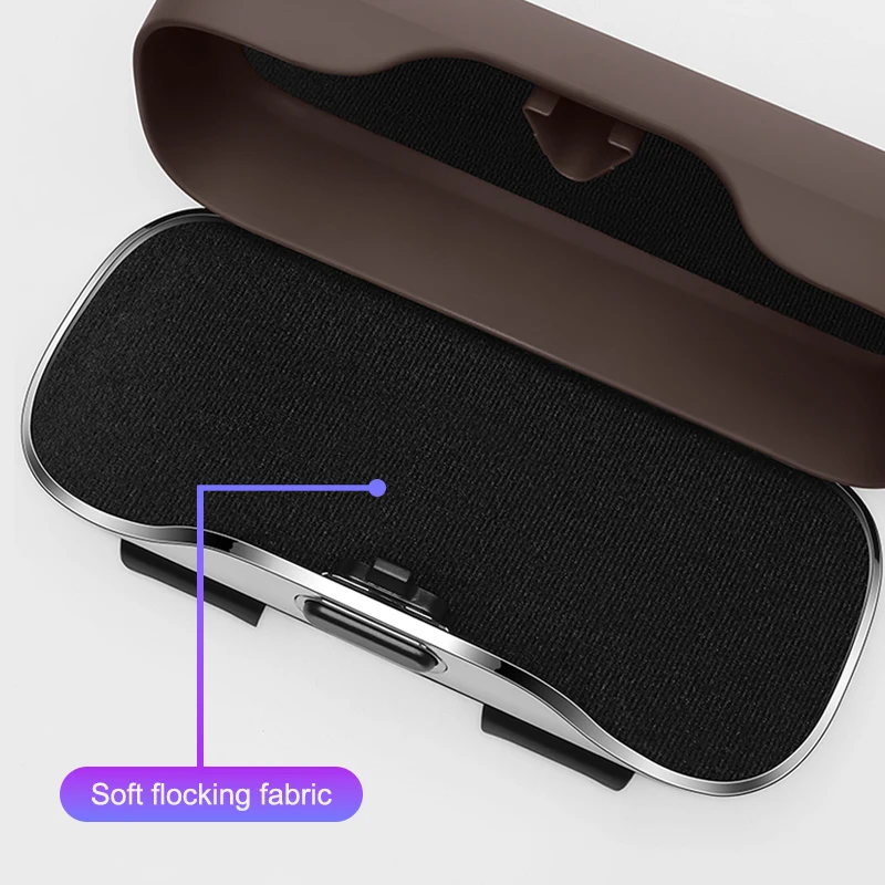 For Mercedes Benz Car Sun Visor Glasses Box Portable Accessorie Sunglasses Case AMG W204 W205 W203 W211 W212 W213 W201 W210 W124 view 4
