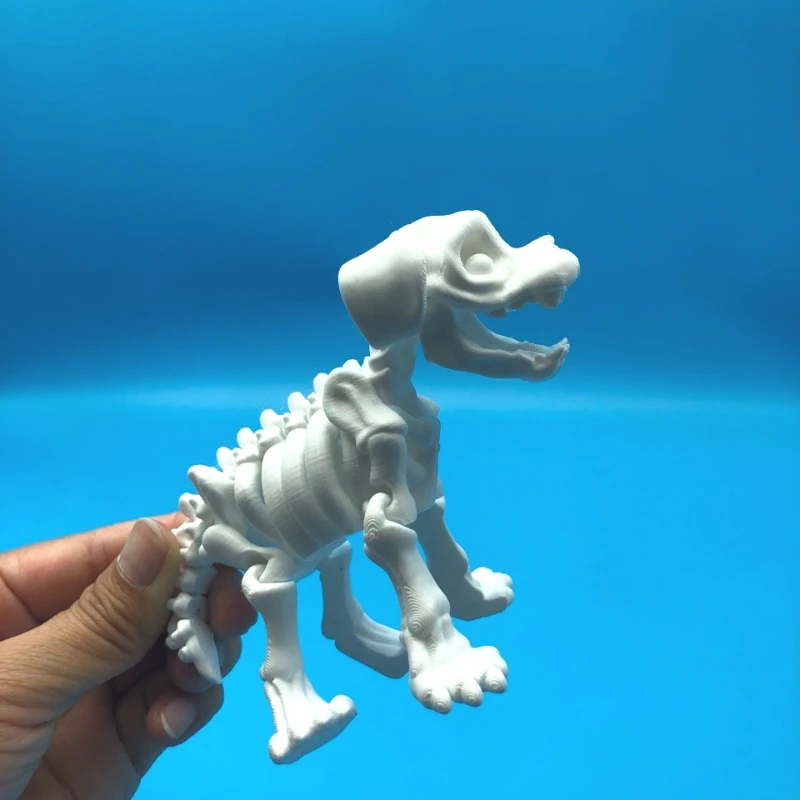 3D-Druck Skelett Wurst Hund Statuen, Wurst Hundeknochen Hund Ornamente, Skelett Hund Statuen und bewegliche Welpen Ornamente