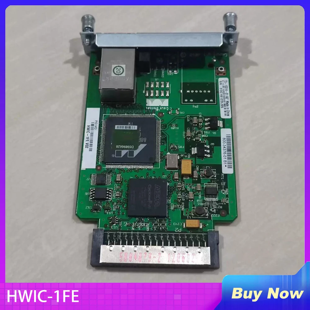 

1-Port 100 Gigabit Ethernet Module For 2811 3825 3925 For Cisco HWIC-1FE