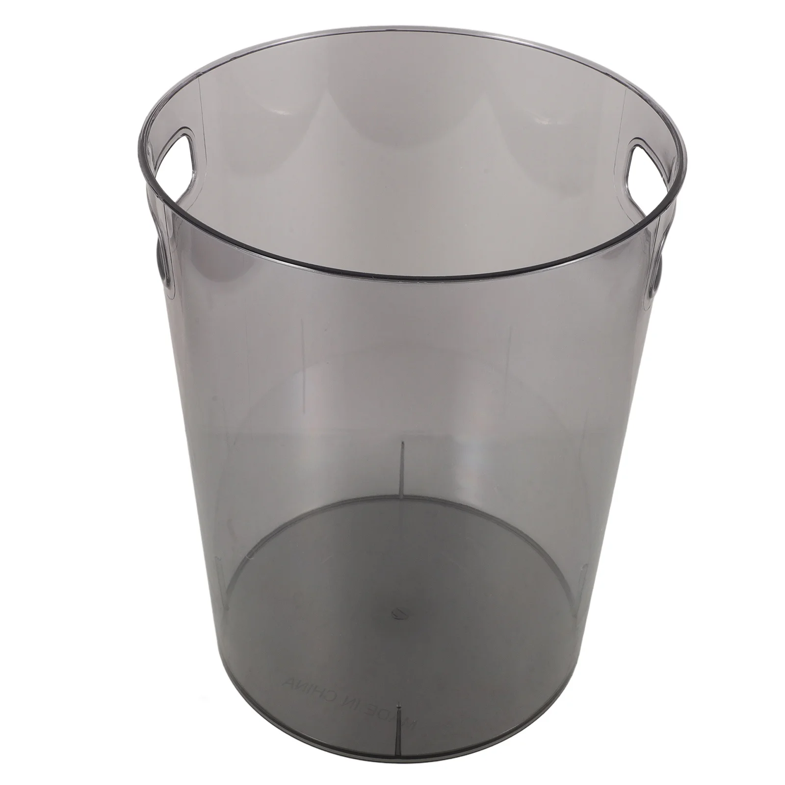 

Compact Trash Can Plastic Wastebasket with Handle Large Opening Design for Easy Disposal Suitable for Home Office Hotel Bathroom