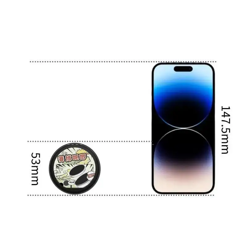 Smart Bluetooth Anime Digital Badge - 7 Color LED, App Control, Changing Images At Will，Creative Badge Schoolbag Decoration Pin
