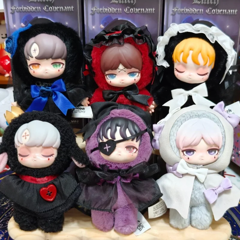 New Arrival 52toys Lilith Trendy Blind Box Plush Doll Toy Taboo Contract Backpack Pendant Dark Gothic Style Dolls Birthday Gifts view 2
