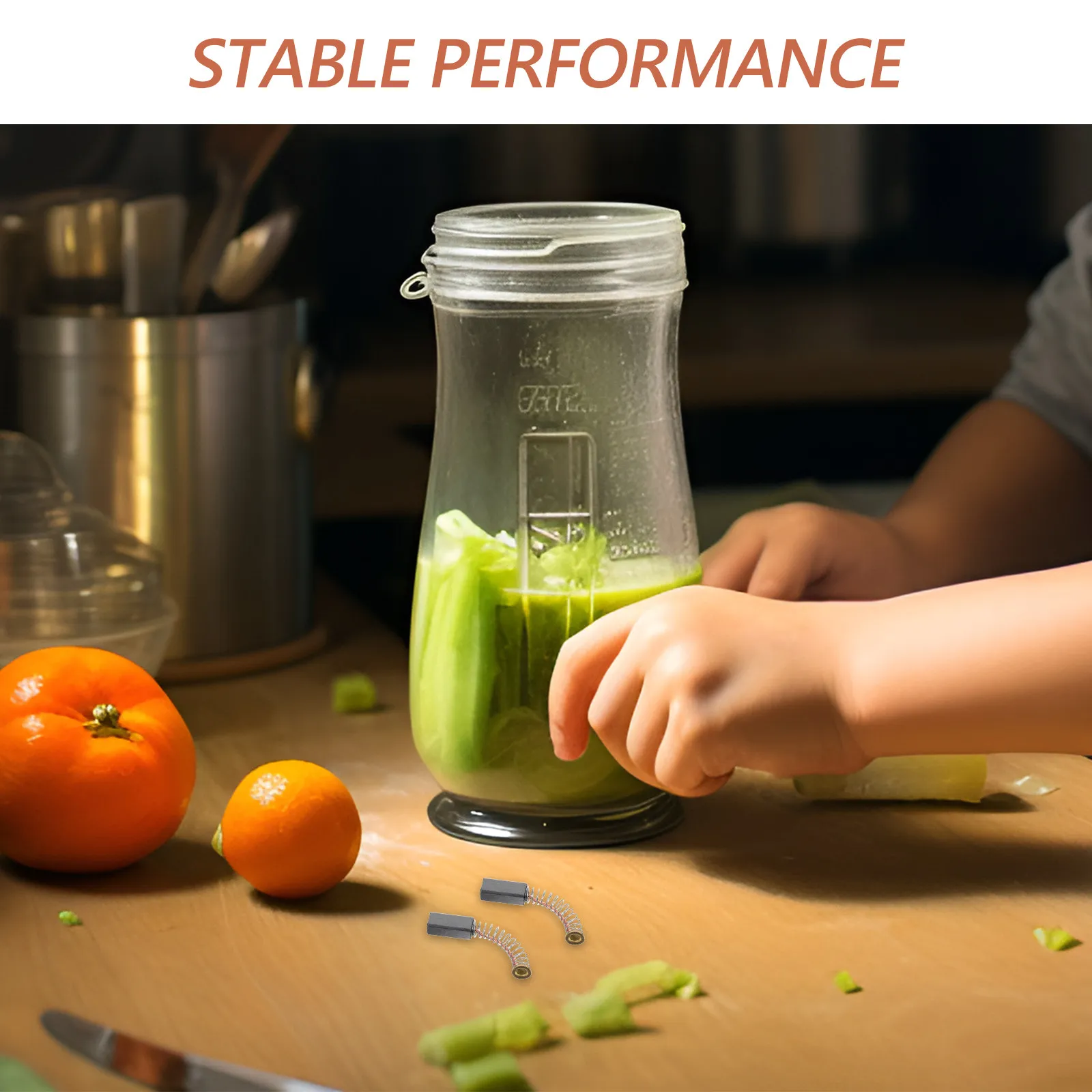 

5 шт. угольных щеток для замены двигателя соевого молоковара: оптимальная производительность, увеличенный срок службы, универсальное применение, компактный размер