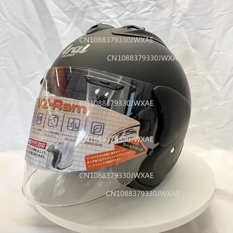 3/4 Open Face Helmet VZ RAM High Quality ABS Classic For Vintage Motorcycle and Cruise Motorcycle Protection Helmets Capacete