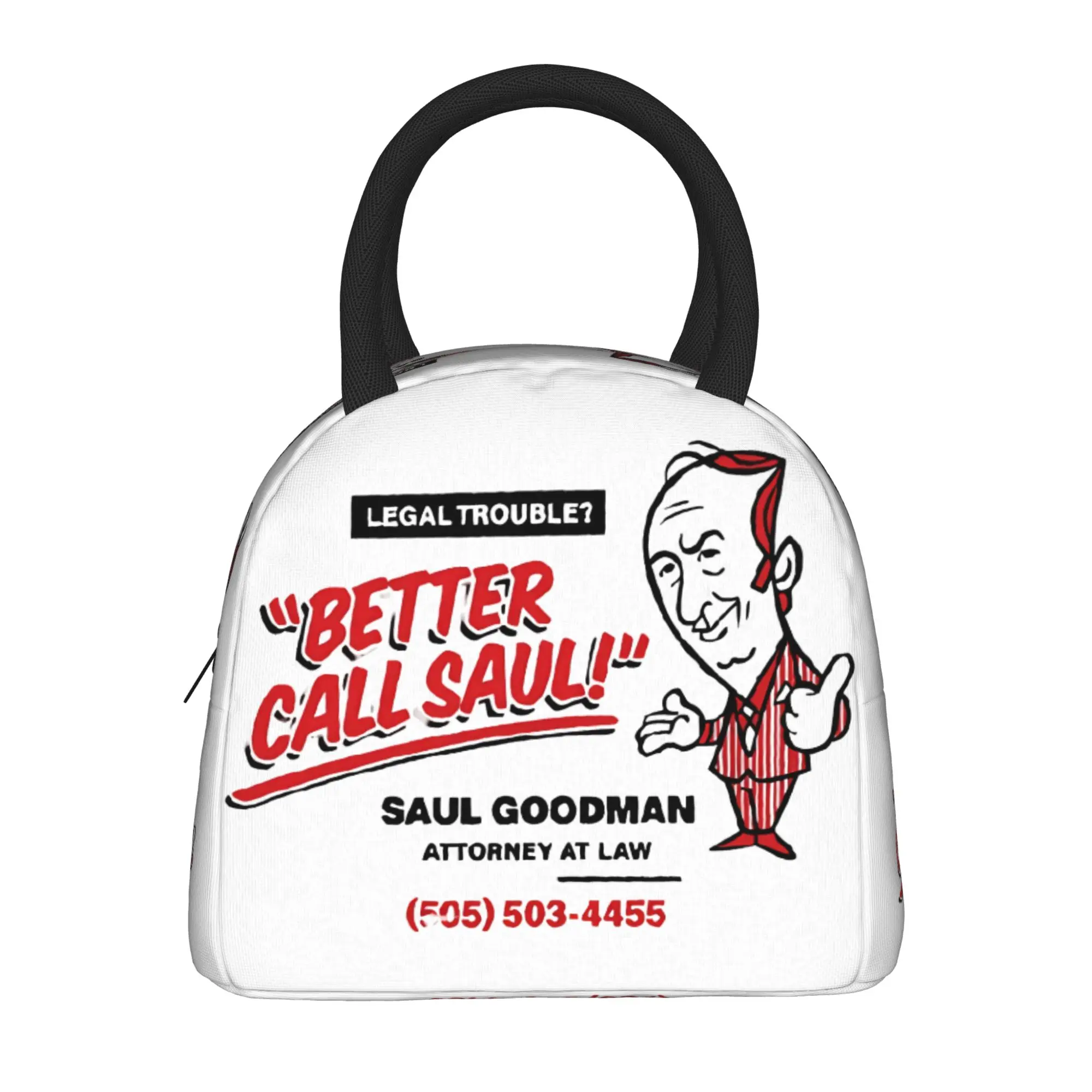 Better Call Saul Goodman Breaking Bad Lunch Bag For Child Print Lunch Box Cute Office Cooler Bag Insulated Thermal Tote Handbags