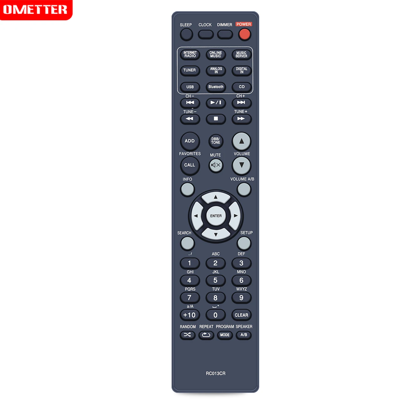 Bluetooth RM-CR611 (Armarantz rc013cr rc015c) 用のリモコン,コンパクト,ネットワークCDレシーバー