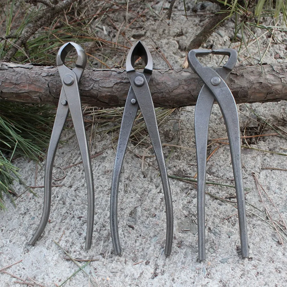 

210mm Bonsai Scissors Carbon Steel Pruning Flower Branches Horticultural Concave Edge Scissors Branch Cutter Multifunctional