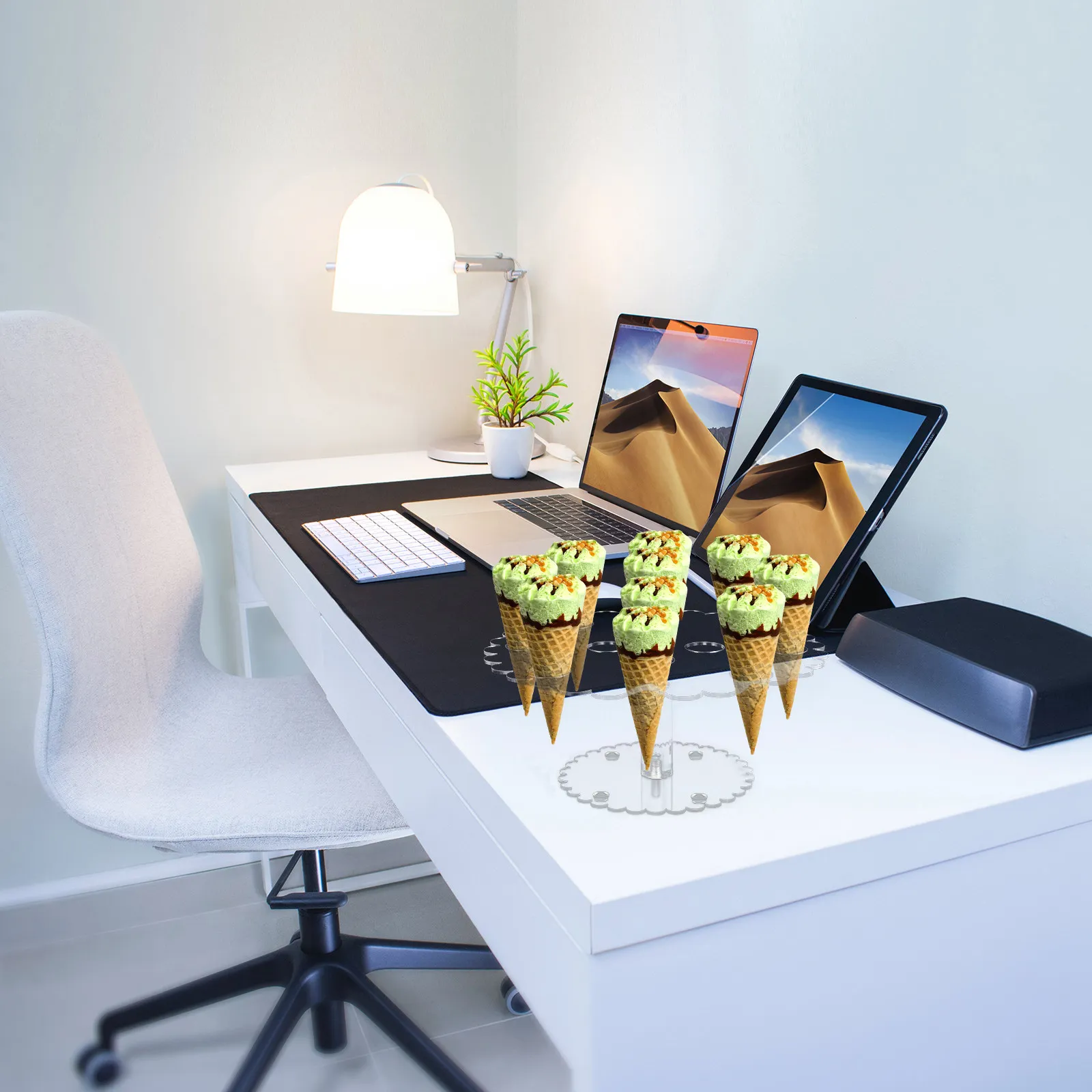 

Подставка для мороженого, десертов, суши и рулетов, декор для вечеринок, держатель для рожков мороженого на день рождения и мероприятия