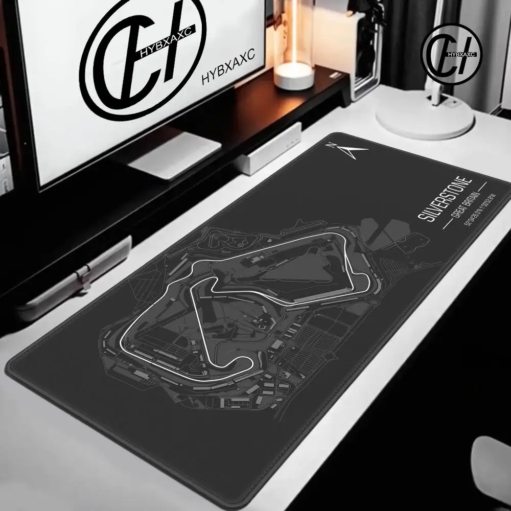 Monaco Formula 1 Racing Circuit  Desk Mouse Pad Cute HD Desk Pad Extended Gaming Keyboard Mats Large 100x50cm XXL Gamer Mousepad