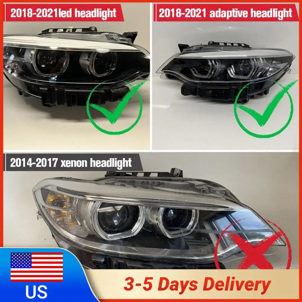 

Светодиодные дневные ходовые огни для автомобиля с алюминиевым корпусом, противотуманные фары OE 63117494851/63117494852 для фар LCI