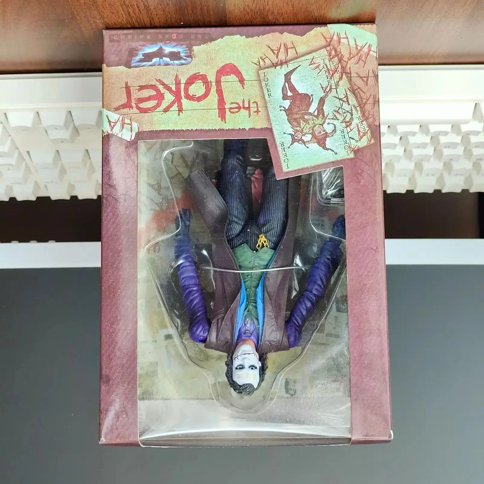 Figura de Acción de Anime de Superhéroes de Dibujos Animados, Neca Joker, Harley Quinn, Figura de Batman de 1989, Superman, Figura de Bruce Wayne, Máscara de Película y Televisión, Juguetes