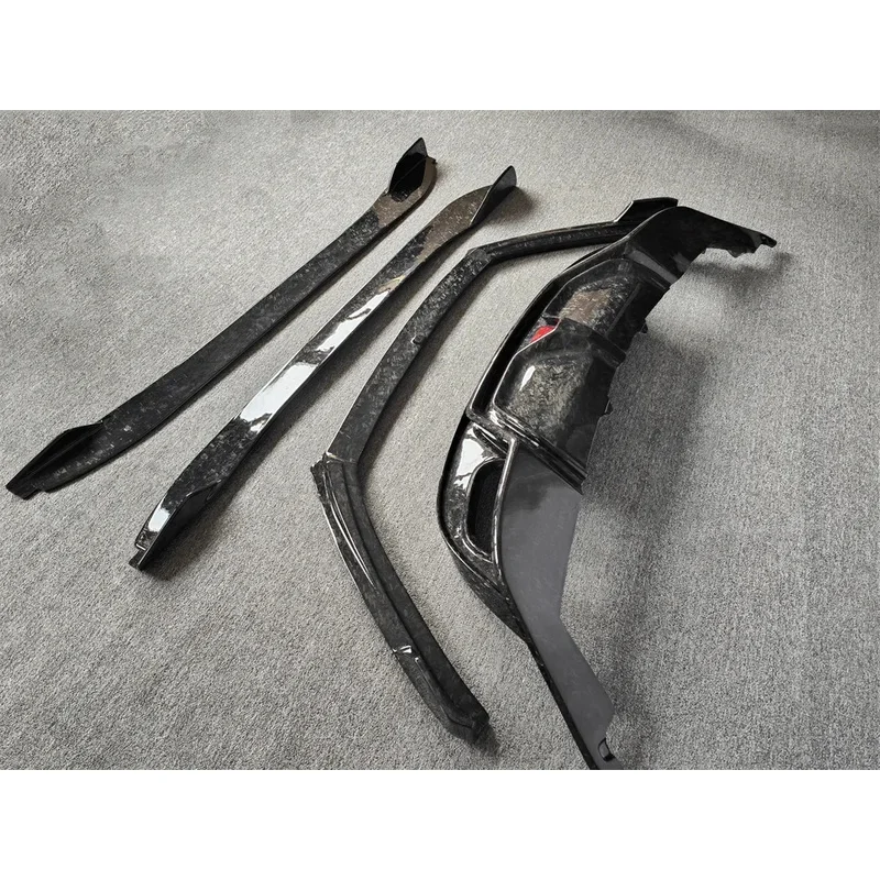 

High Quality Forged Carbon Fiber Front Bumper Lip Skirt Rear Diffuser Body Kit