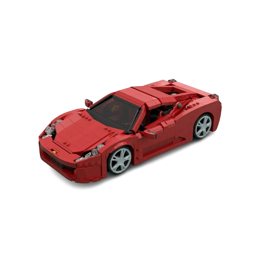 1223PCS Cars MOC Supercar Building Block Stitching DIY Model Preferred Birthday Christmas Gift for Adults and Children Toy Brick