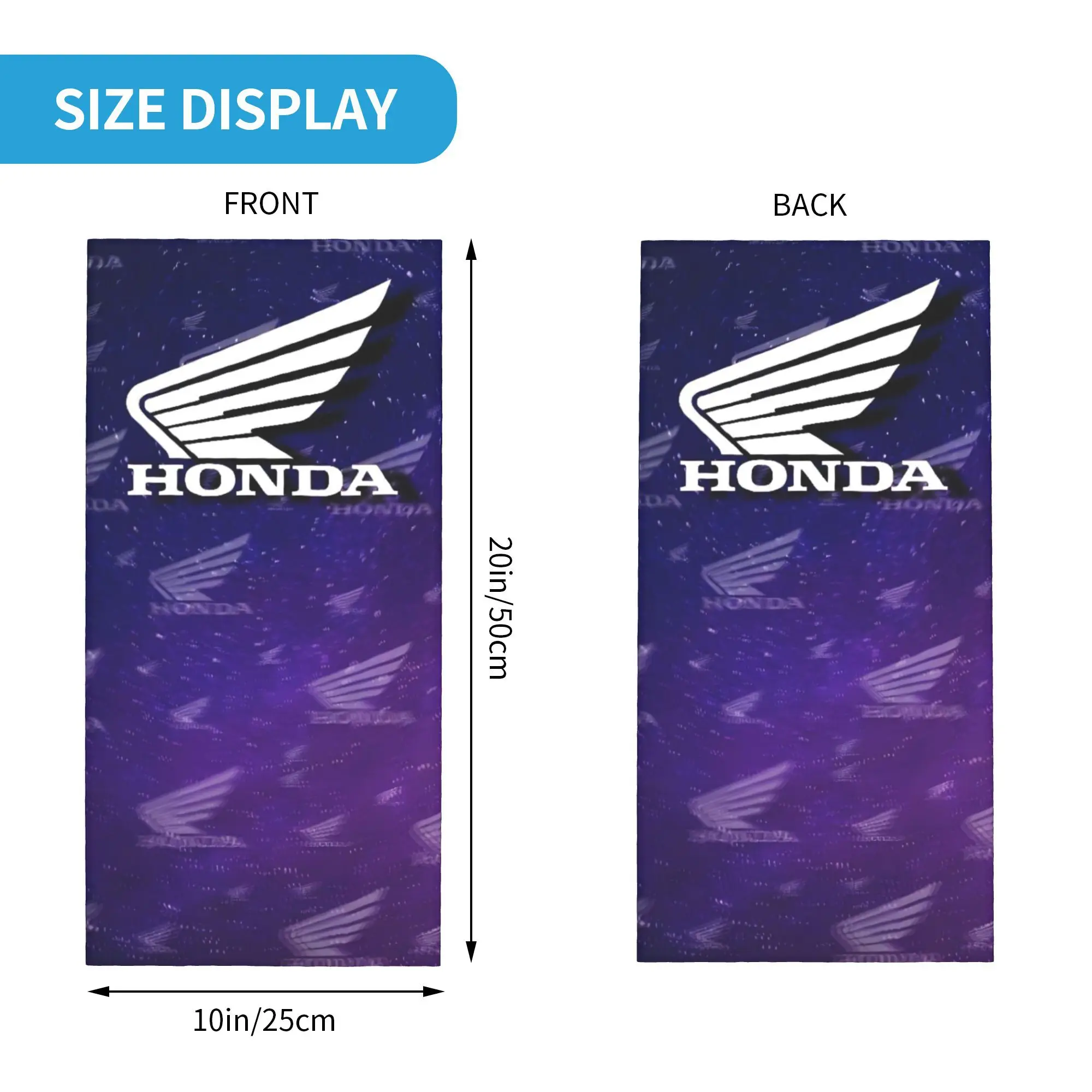 커스텀 H-혼다 넥 게이터 남녀 UV 차단 겨울 모토크로스 레이싱 반다나 스카프 (스키용)