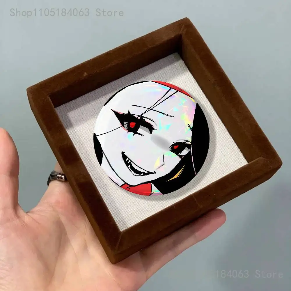 Meat Girl Yi Xi Singer Creative Round Badge Button Pin Bag Decor Fans Collection Friends Gift Brooch