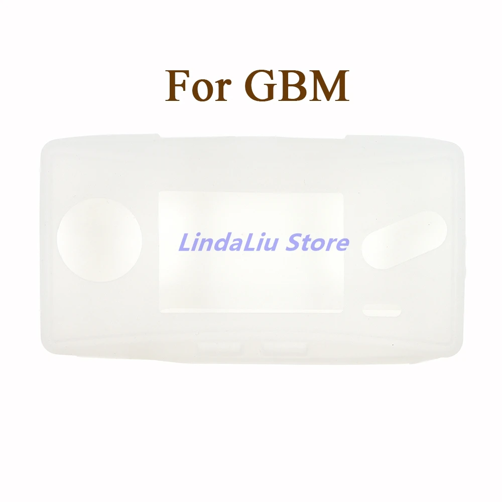 1PCS For GBM Soft Silicone Case Protective Shell Case For Gameboy Micro GBM Game Console Silicone Sleeve Case Cover