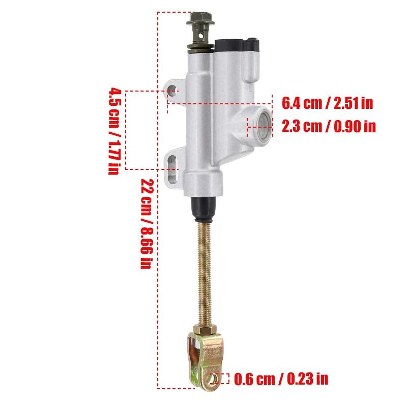 New Motorcycle Rear Hydraulic Brake Master Cylinder Pump For 110cc 125cc 150cc 250cc ATV Pit Pro Dirt Bike - view 3