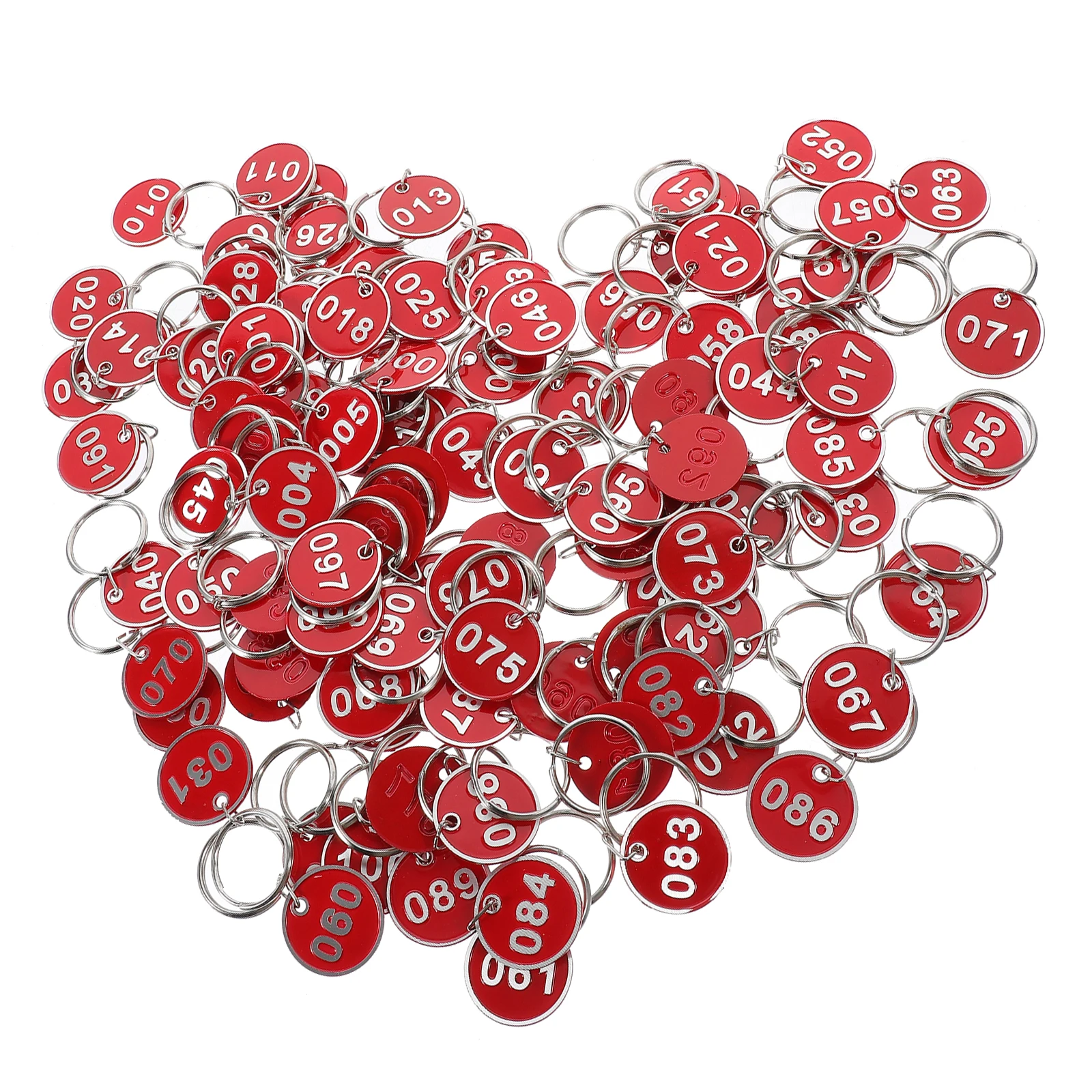 

100pcs Numbered Key Identifiers Aluminum Tags -50 Digital Plates for Sauna Bath Locker Storage Solutions Travel