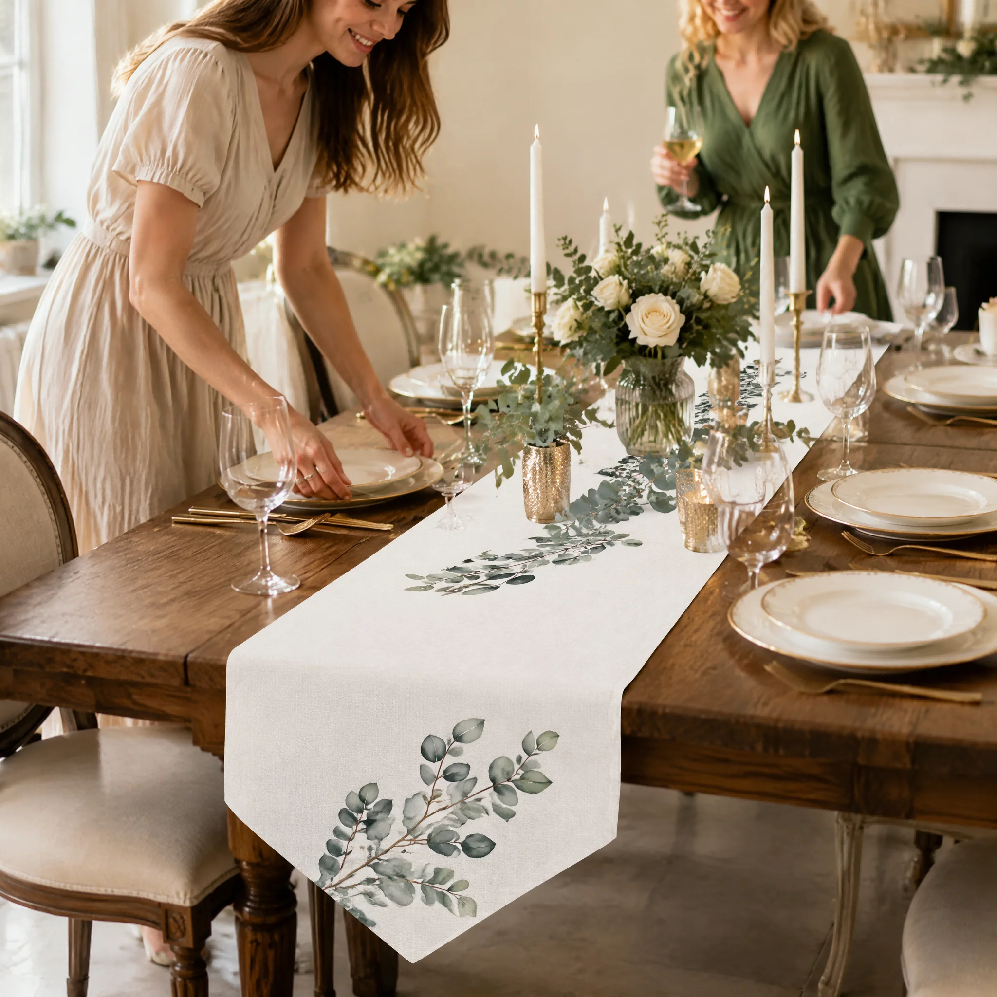 Custom Table Runner Personaliz - Home Office Logo 评论和价格