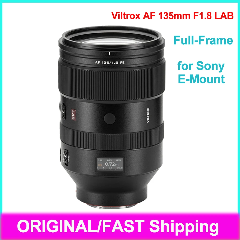 (Pre-sale) Viltrox 135MM F1.8 LAB Lens For Sony ZV-E1 ZV-E10 A7 A7CR A7C2 A6700 Portrait Auto Focus Camera Photography Lens