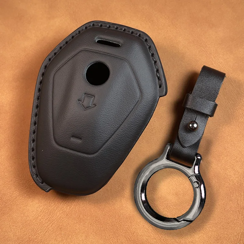 Genuine Leather Key Case for BMW R 1300 GS 1300GS R1300GS R1300RT RT 1300RT ADV Adventure Motorcycle Fob Cover Shell Accessories