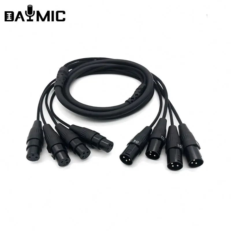 Factory Oem 8 10 12 16 24 32 Channel 30 50 100 Meter Xlr Audio Signal Stage Snake Cable Hub Management