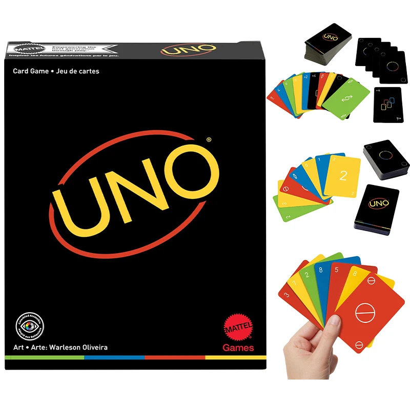 

Mattel Games UNO Minimalista Card Games Board Games for Adults and Teens Holiday Gift Toys for Kids New Arrivals Ages 7+