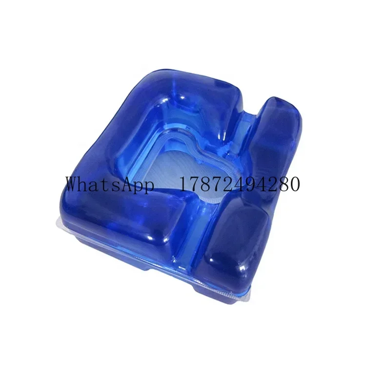 Horseshoe design head gel positioner medical prone position head support gel positioning pad