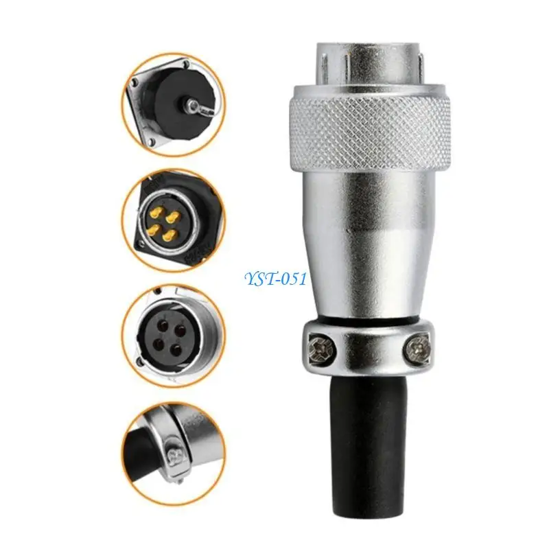 

E15A Threaded Coupling Connector TQ+Z Male+Famale Base Connector set Corrosion Resistance Circular Connector for Convenient