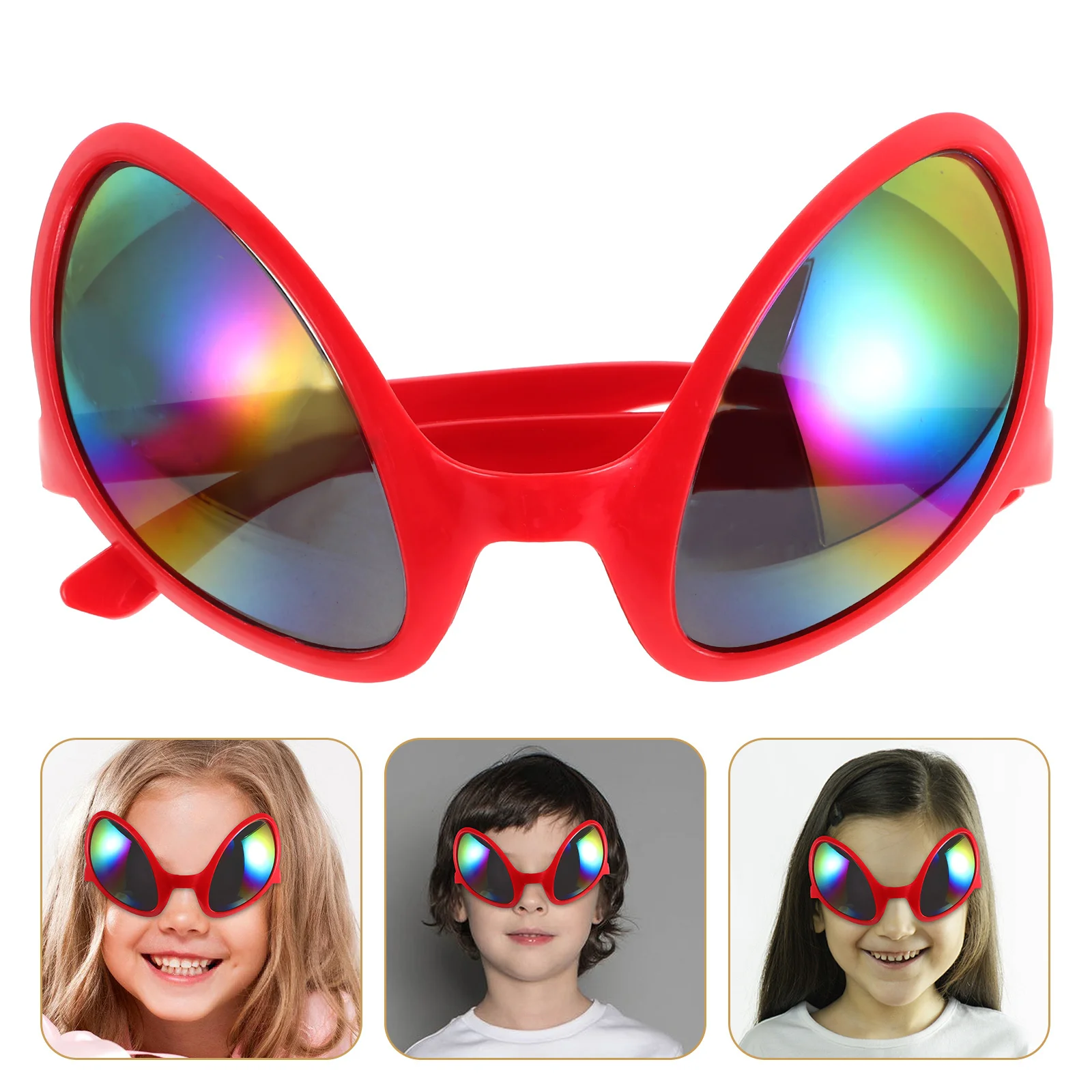 

Funny Eyeglasses Cosplay Sunglasses Prop for Birthday Party Space Theme Costume Accessory Lightweight Comfortable Unisex