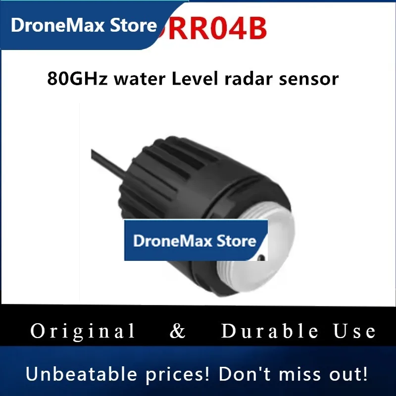 DroMaLDRR04B Millimeter Wave Radar 80GHz Liquid 0.1~40m Water Level Radar Sensor Controller Open Channel & Waste Water Monitorin