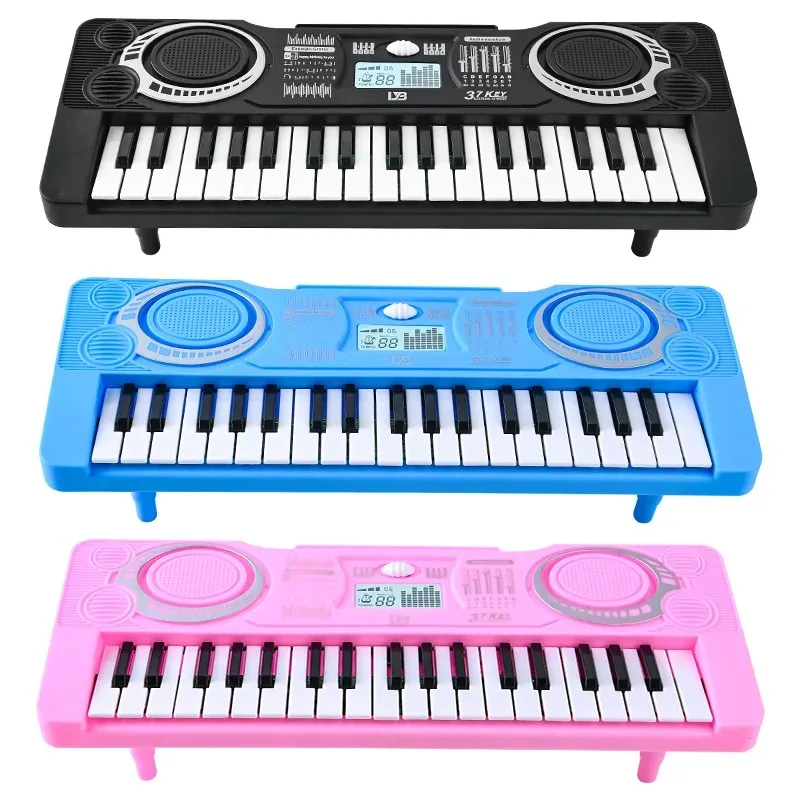37-Key Multifunctional Playable Electronic Keyboard, Kids' Entry-Level Educational Early Learning, Simulation Musical Piano Toy