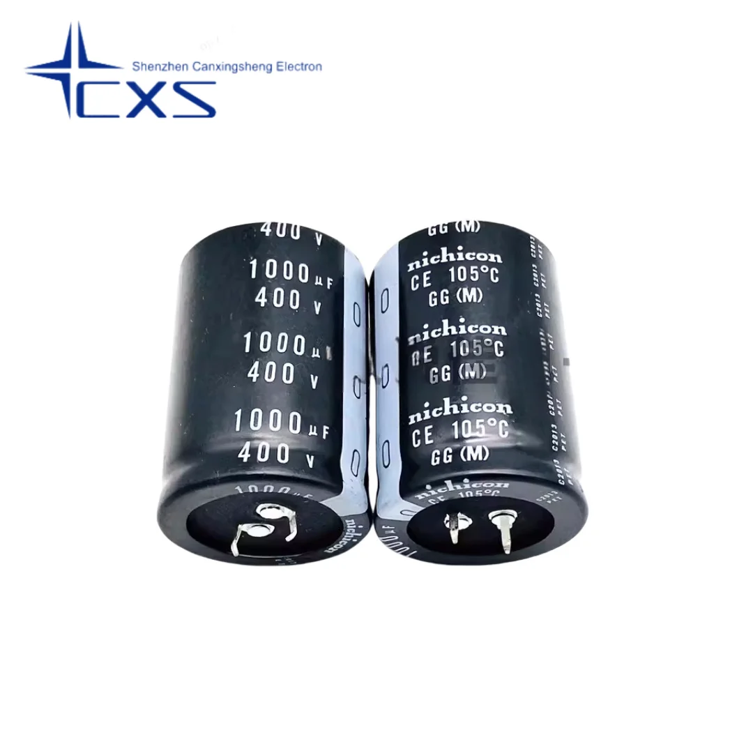 2pcs 400V1000UF Japan Nichicon Capacitor 1000UF400V 35X60 Ox Foot Hard Foot Welder Capacitor