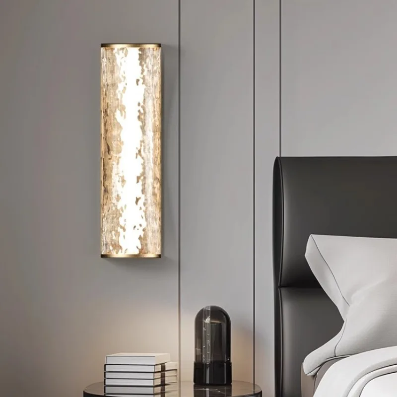 

Modern High-end Wall Lamp Luxury Glass Lampshade LED Wall Sconces Villa Living Room Hotel Lobby Premium Decoration Light Fixture