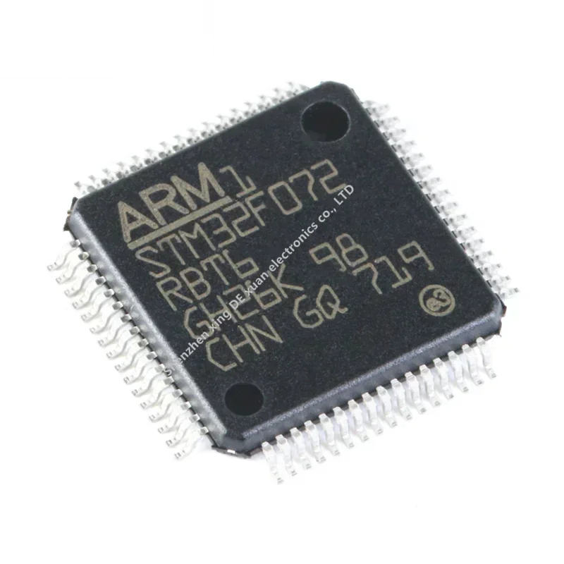 Original genuine STM32F072RBT6 LQFP-64 ARM Cortex-M0 32-bit microcontroller MCU Integrated circuit IC