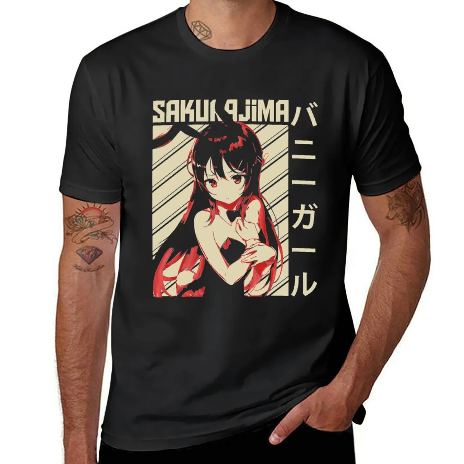 Bunny Girl T-shirt heavyweights funnys summer clothes t shirts for men pack