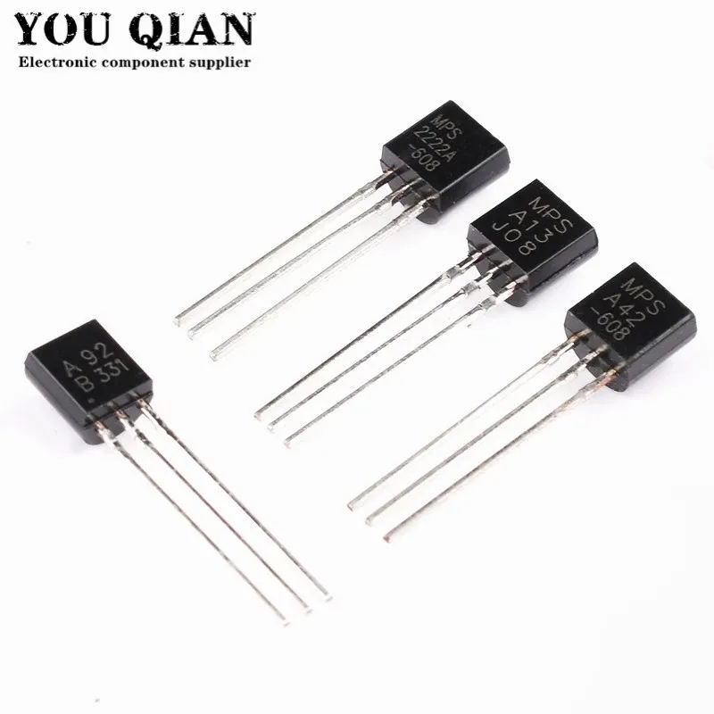 100pcs MPSA56 TO92 A56 TO-92 Transistor MPSA06 MPSA13 MPSA14 MPSA18 MPSA44 MPSA42 MPSA92 A06 A13 A14 A18 A44 A42 A92 2N2222A