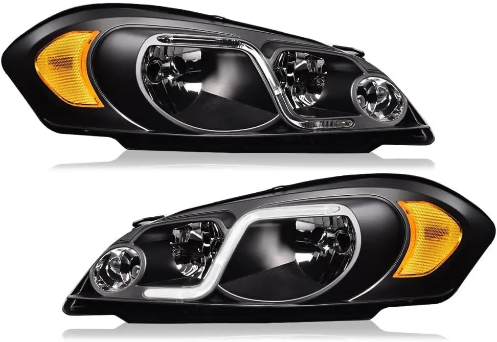 

Светодиодные фары в сборе, совместимые с Chevy Monte Carlo 2006 2007/Chevy Impala 2006-2013/Chevy Impala Limited 2014-2016 DRL Bu