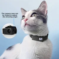 BORME HD 1080P cámaras para mascotas perro gato mascota cámara inalámbrica Collar cámara No WiFi necesario registros de vídeo para gatos perros regalo de cumpleaños